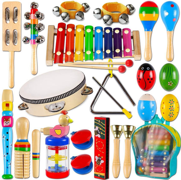 Kit de Instrumentos Musicales De Maderea Para Niños | 22