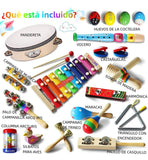 Kit de Instrumentos Musicales De Maderea Para Niños | 22